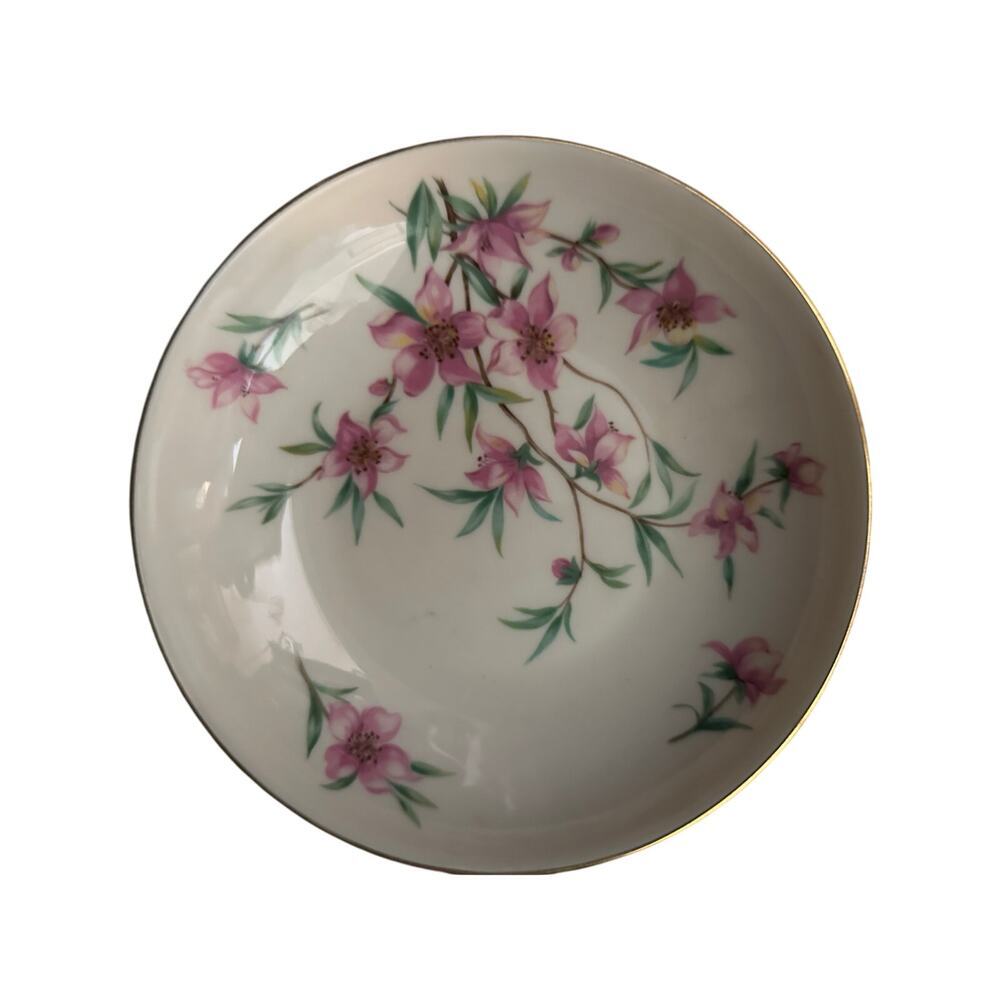 Vintage Lenox Peachtree W 301 Floral Print China Salad Plates
